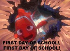 School Finding Nemo Terug Naar School GIF | GIFs.nl