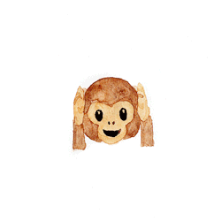 Aap Kleuren Emoji GIF | GIFs.nl