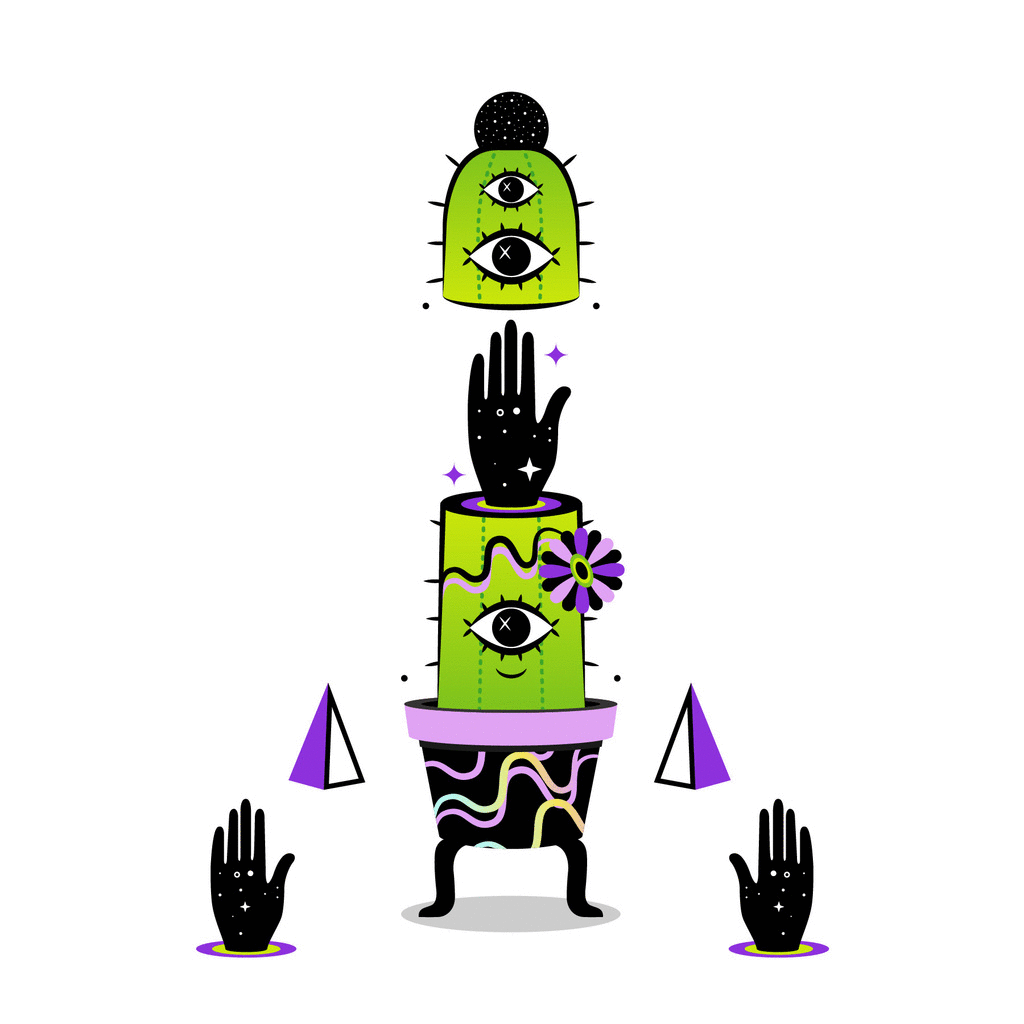 Hand Cactus Stalkers GIF GIFs.nl